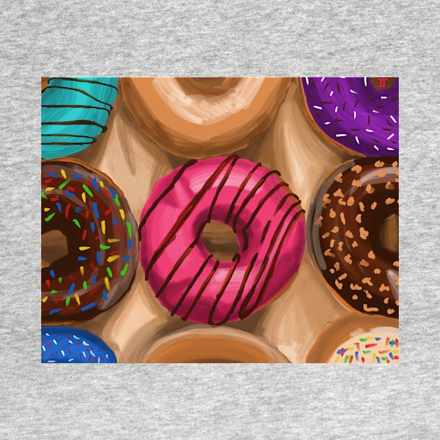 Donut painting by Tjamesart